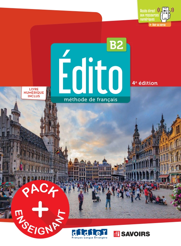 Edito B2 – 4ème édition – Pack numérique enseignant