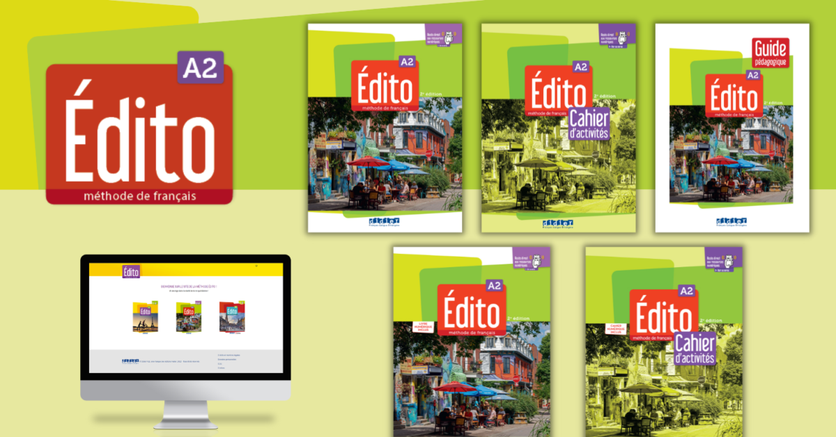 Découvrez les nouveautés Édito A2 édition 2022 ! - Didier FLE