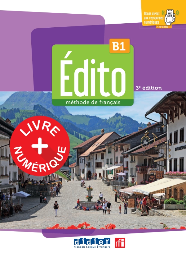 Edito B1 – 3ème édition – Livre numérique élève