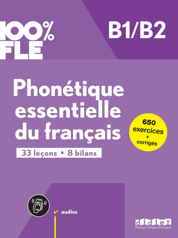 Phonetique essentielle du francais b1/b2 – livre + didierfle.app