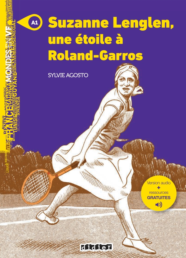 Mondes en VF – Suzanne Lenglen, une étoile à Roland-Garros – Niv. A1 – Livre numérique
