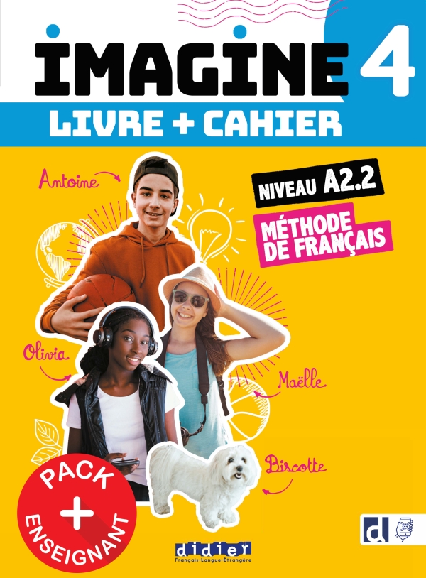 Imagine 4 – Niv. A2.2 – 3 unités – Pack numérique enseignant