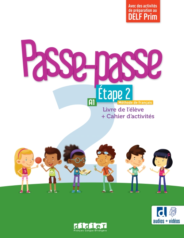 Passe-passe 2 – Niv. A1 – Étape 2 – Livre + Cahier + didierfle.app