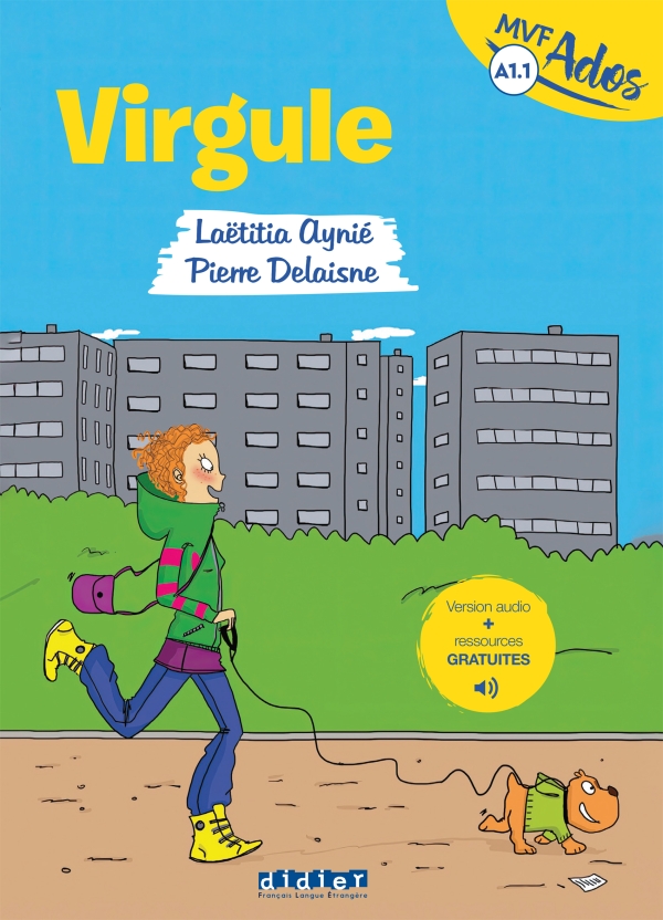 Mondes en VF Ados – Virgule (bd) – Niv. A1.1 – Livre + audios