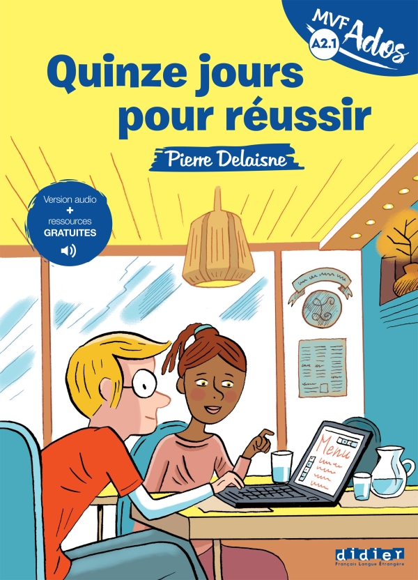 Mondes en VF Ados – Quinze jours pour réussir – Niv. A2.1 – Livre + audios